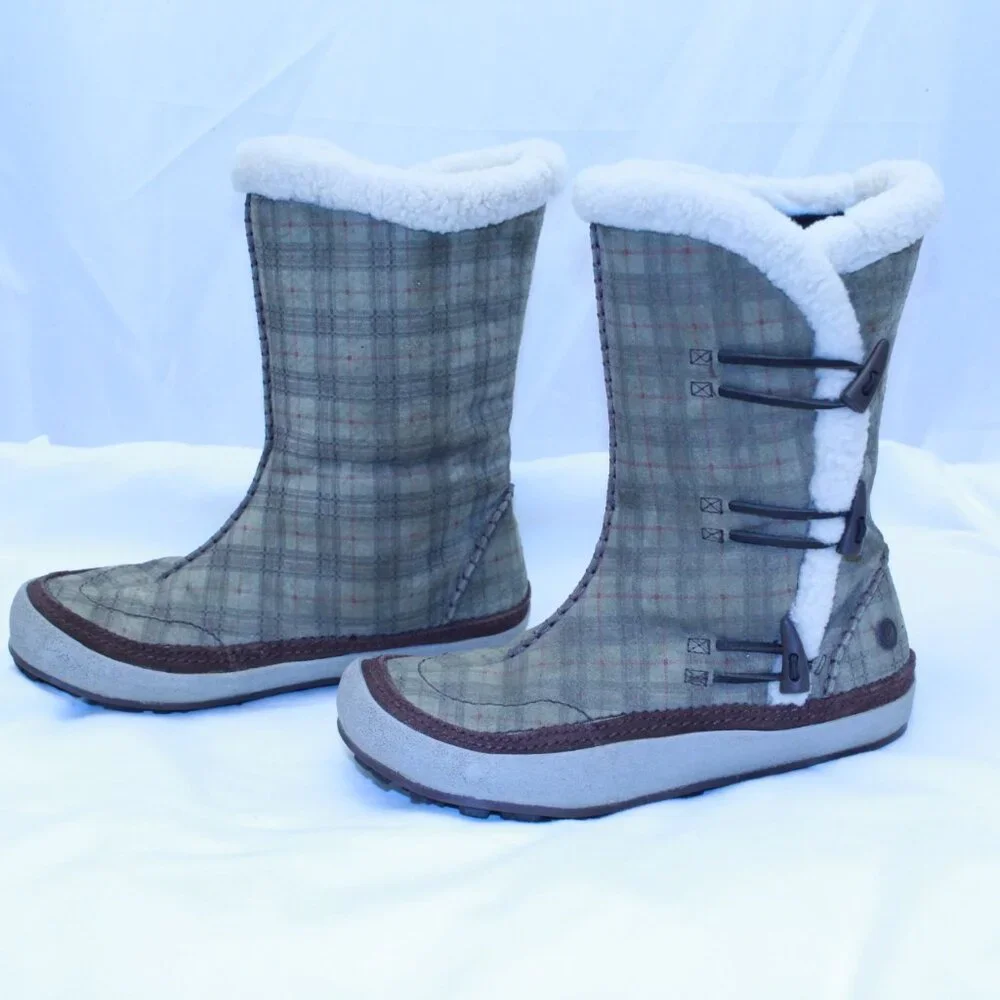 Merrell SZ 7.5 High Sage SPIRIT TIBET Thinsulate Polartec Shearling Boots J20048 - Picture 3 of 16